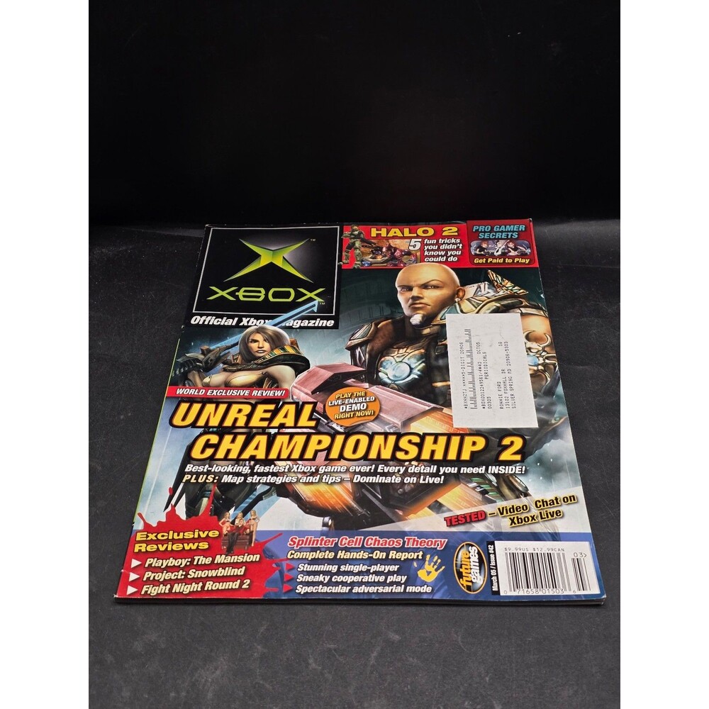 Official Xbox Magazine Unreal Championship 2 Halo 2 March